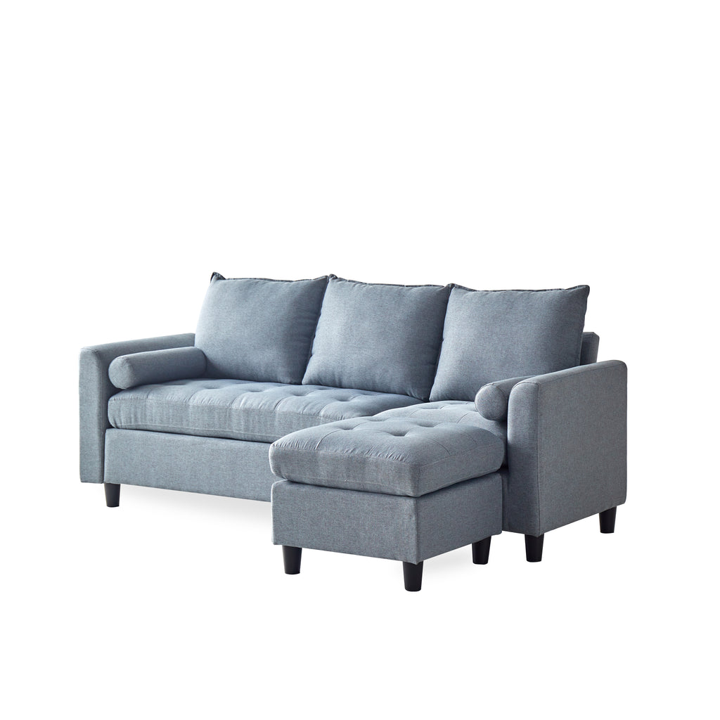 Kelly Linen Fabric Sectional Sofa
