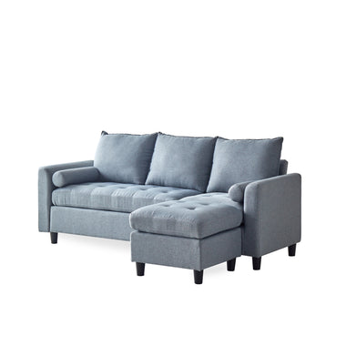 Kelly Linen Fabric Sectional Sofa